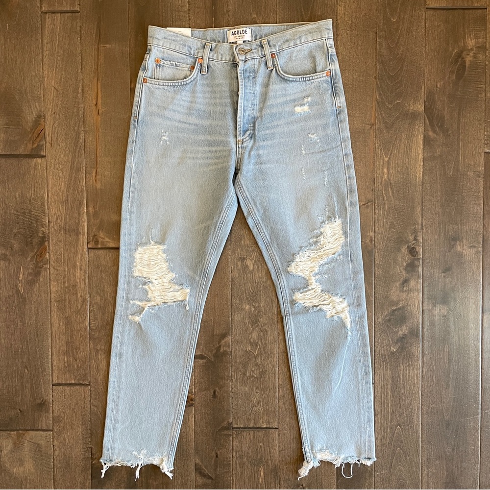 AGOLDE NEW Jamie High Waist Ankle Jeans size 27